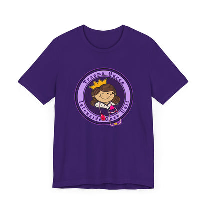 Trauma Queen, Intensive Care Unit T-Shirt, Funny ICU Nurse, ER, Critical Care, Medical Humor, RN Gift, Healthcare Worker Tee