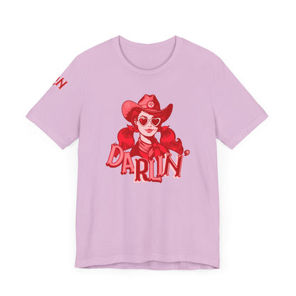 DaRliN Nurse T-Shirt, Cowgirl RN, Western Nurse, Cute Nursing Shirt, Heart Sunglasses, Funny RN Tee, Medical Plus Sign, ICU,  Med-Surg