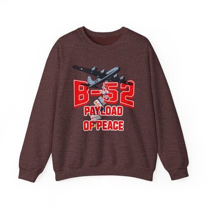 B-52 Payload of Peace Sweatshirt, Military Aircraft Jumper, Air Force Pullover, Warplane Graphic Crewneck, Aviation Lover Gift