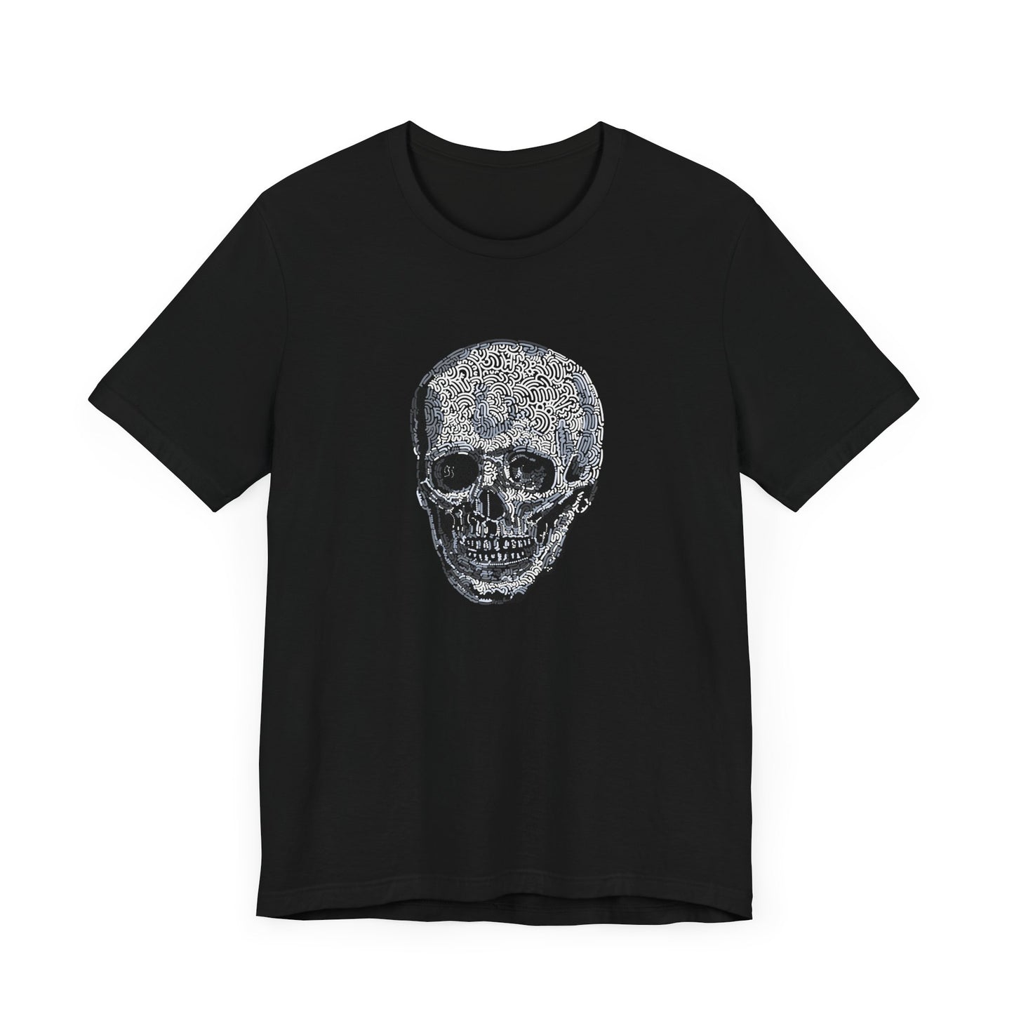 Skull T-Shirt - Bold Anatomical Skull Design for Edgy Style
