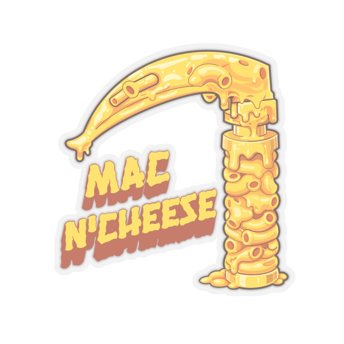 Mac (Blade) & Cheese Sticker