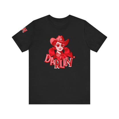 DaRliN Nurse T-Shirt, Cowgirl RN, Western Nurse, Cute Nursing Shirt, Heart Sunglasses, Funny RN Tee, Medical Plus Sign, ICU,  Med-Surg