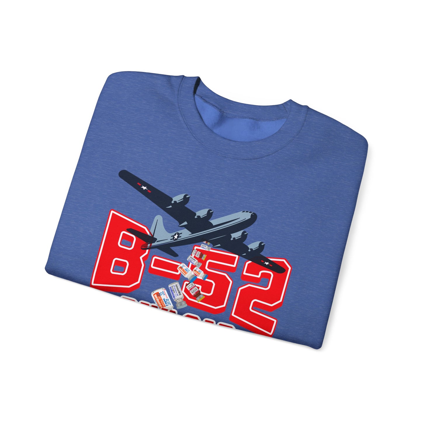 B-52 Payload of Peace Sweatshirt, Military Aircraft Jumper, Air Force Pullover, Warplane Graphic Crewneck, Aviation Lover Gift