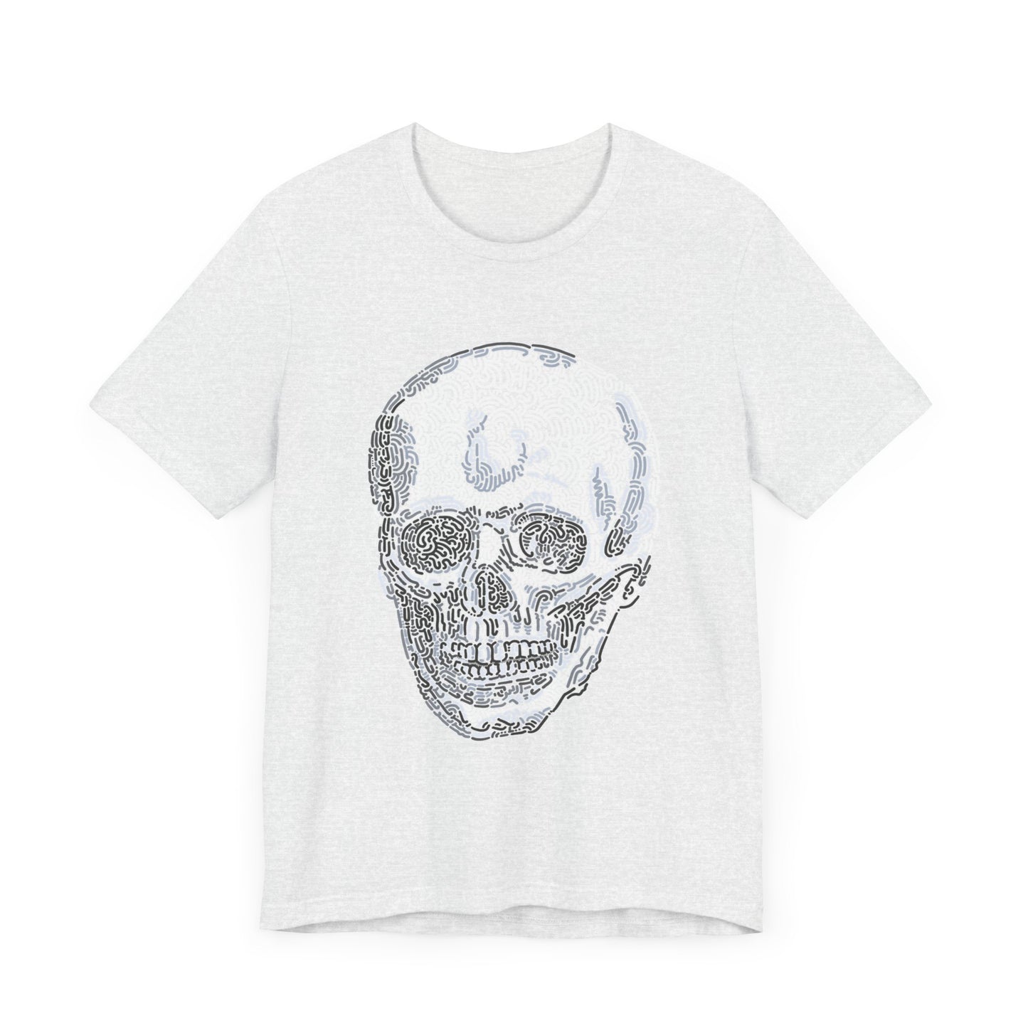 Skull T-Shirt - Bold Anatomical Skull Design for Edgy Style