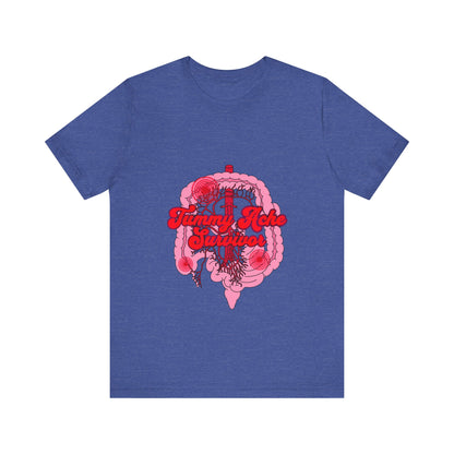 Tummy Ache Survivor Shirt, Funny Gut Health, Digestive System, GI Nurse, Stomach Pain Humor, Medical, IBS, Healthcare Gift Tee