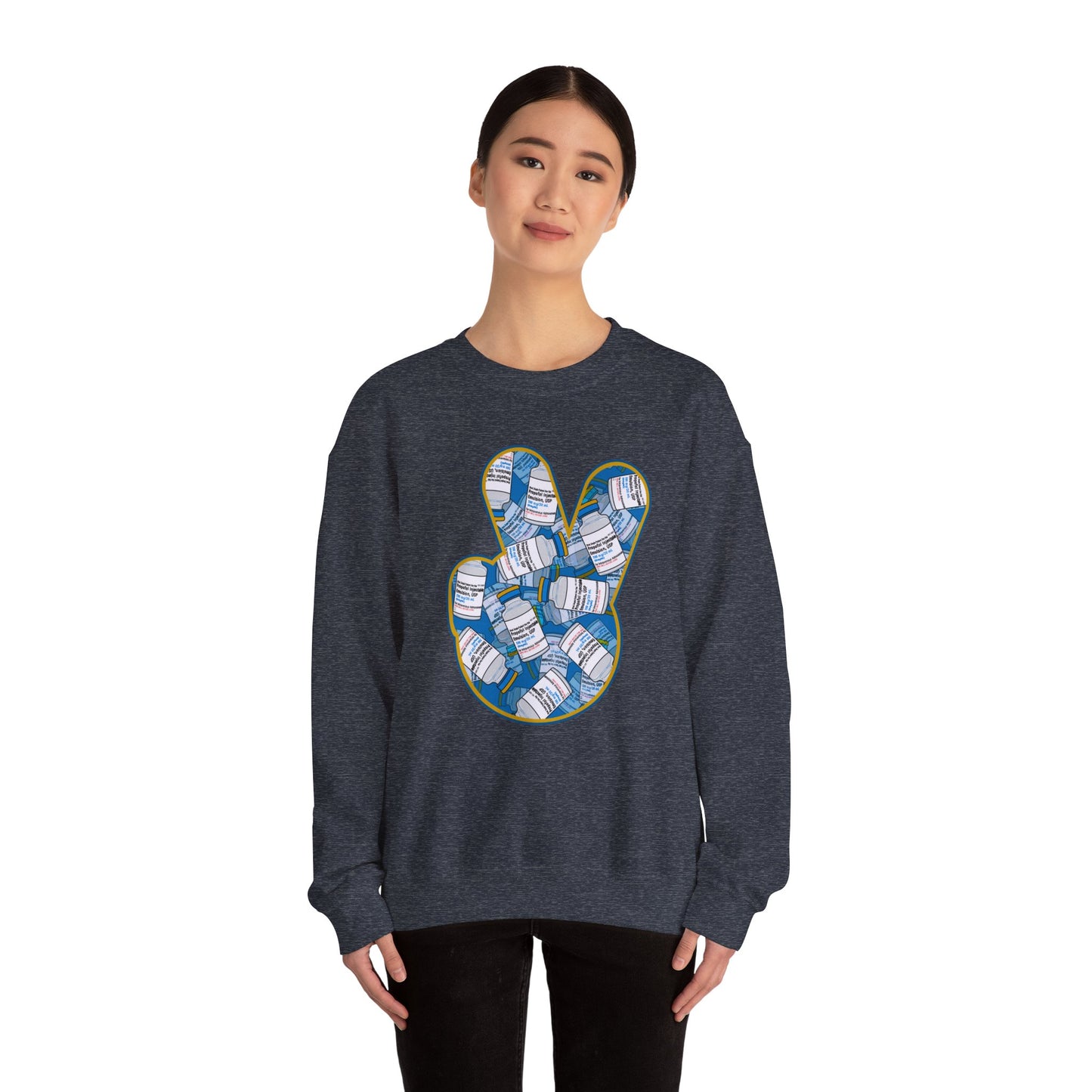 Peace and Quiet Sweatshirt,  Propofol Humor for Healthcare Pros, Great Gift for Nurses, ICU Nurses, CRNA's