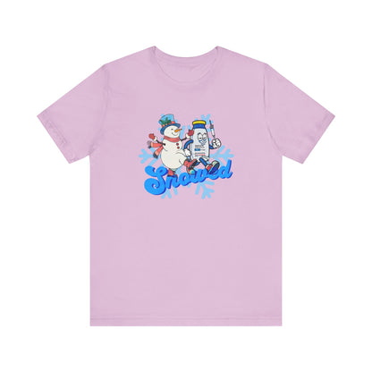 Snowed T-Shirt, Funny Propofol Nurse Shirt, ICU & Anesthesia Humor, Sedation Snowman, CRNA, Critical Care, Medical Gift, RN Tee