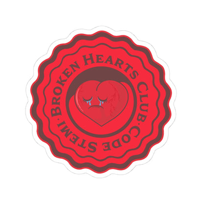 Broken Hearts Club Sticker , Code STEMI