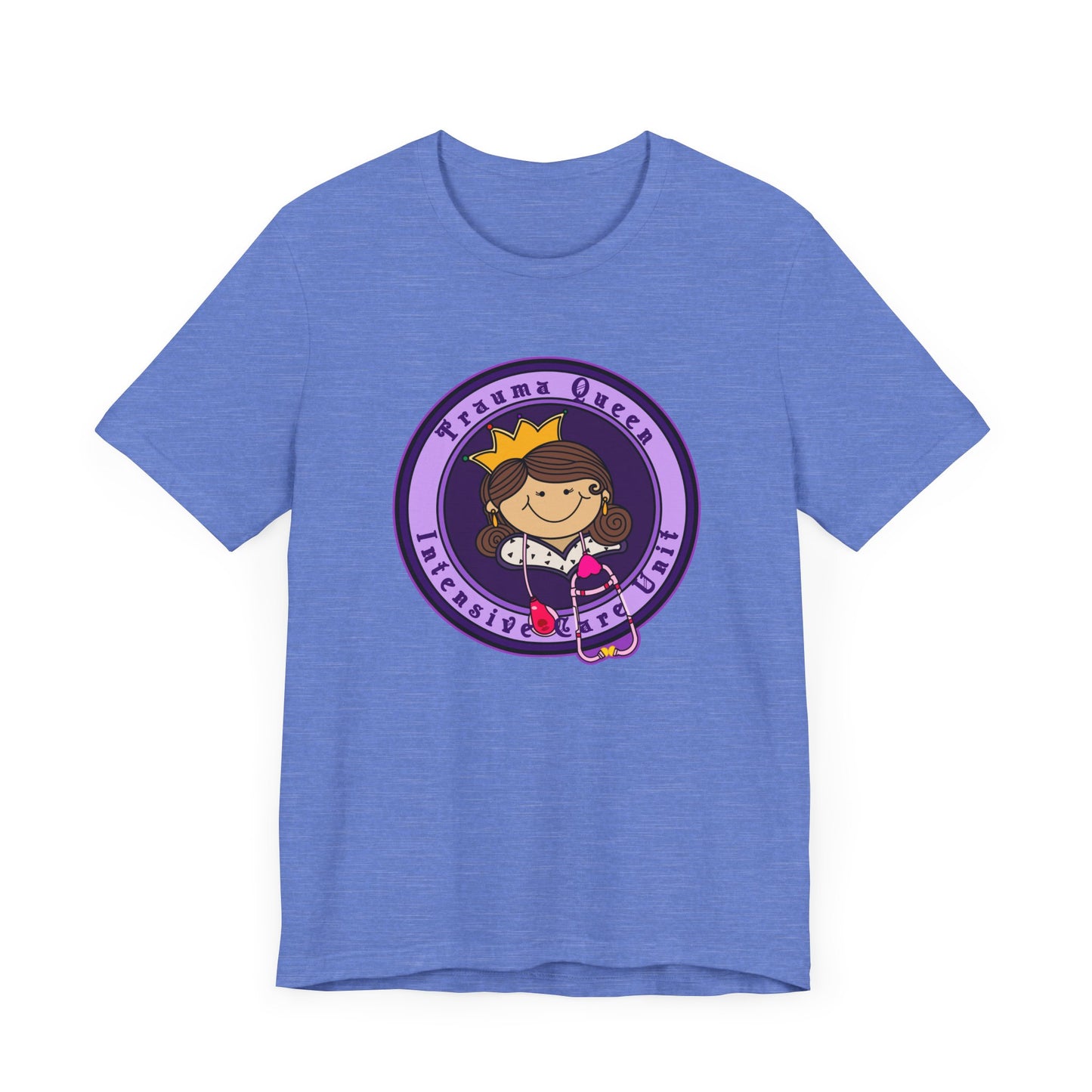 Trauma Queen, Intensive Care Unit T-Shirt, Funny ICU Nurse, ER, Critical Care, Medical Humor, RN Gift, Healthcare Worker Tee