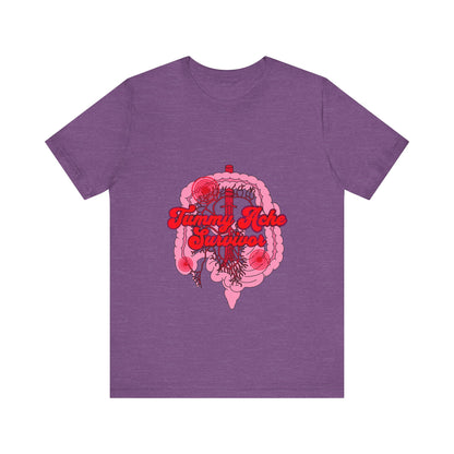 Tummy Ache Survivor Shirt, Funny Gut Health, Digestive System, GI Nurse, Stomach Pain Humor, Medical, IBS, Healthcare Gift Tee