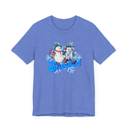 Snowed T-Shirt, Funny Propofol Nurse Shirt, ICU & Anesthesia Humor, Sedation Snowman, CRNA, Critical Care, Medical Gift, RN Tee