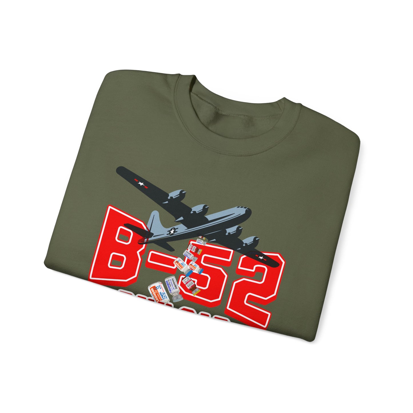 B-52 Payload of Peace Sweatshirt, Military Aircraft Jumper, Air Force Pullover, Warplane Graphic Crewneck, Aviation Lover Gift