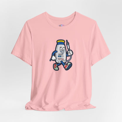 Propofol Pete - Funny Propofol Bottle Cartoon T-shirt for Nurses & Doctors
