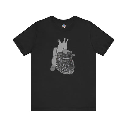 Valves and Ventricles - Heart Anatomy/Car Engine Mash Up T-Shirt
