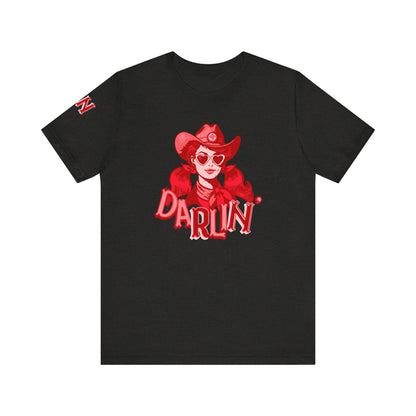 DaRliN Nurse T-Shirt, Cowgirl RN, Western Nurse, Cute Nursing Shirt, Heart Sunglasses, Funny RN Tee, Medical Plus Sign, ICU,  Med-Surg