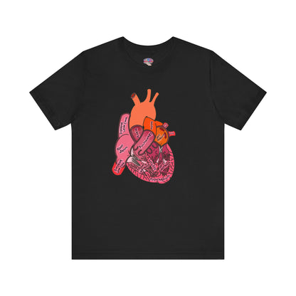 Anatomical Heart Label Diagram Shirt