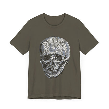 Skull T-Shirt - Bold Anatomical Skull Design for Edgy Style