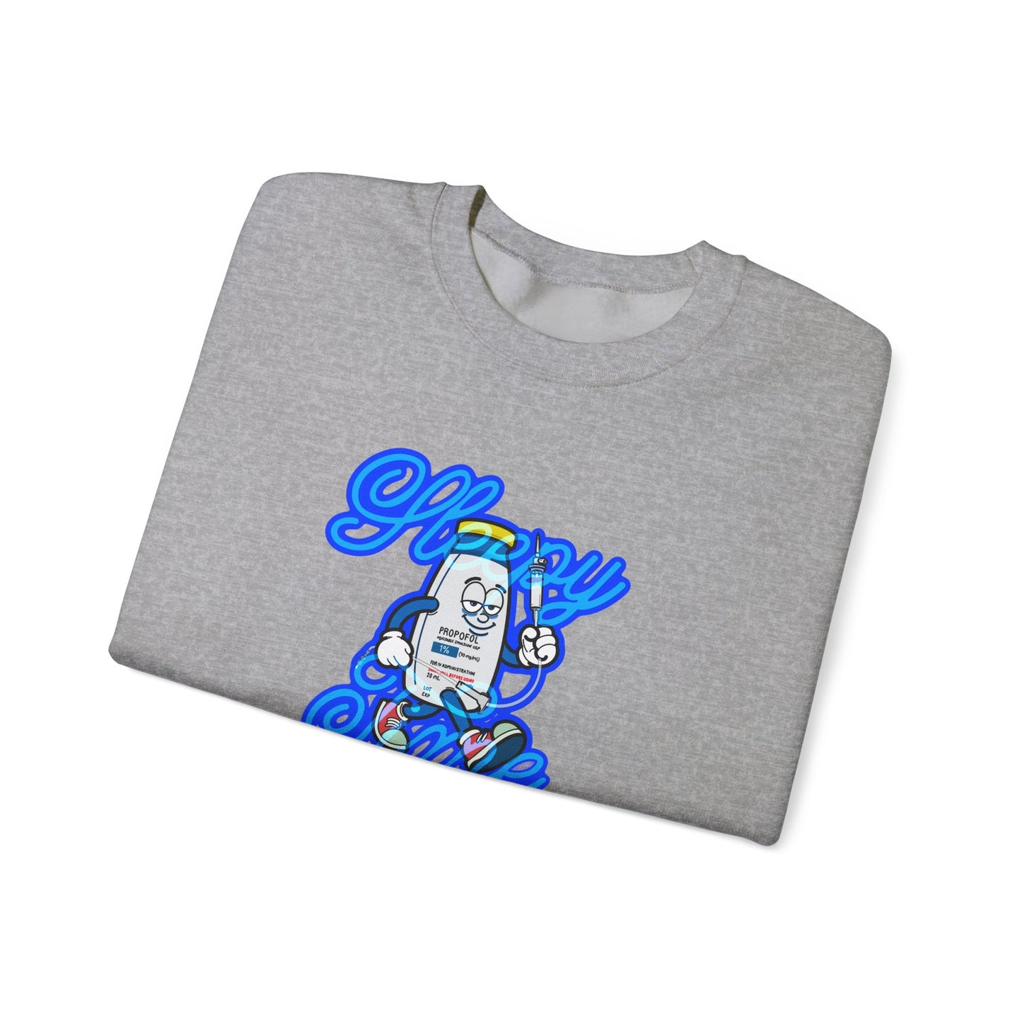 Sleepy Time Propofol Pete Sweatshirt - Anesthesiology, ICU, CRNA Apparel, Sedate in Style