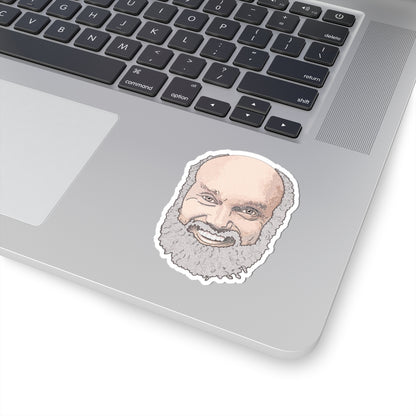 Ram Dass Portrait Sticker - Richard Alpert - Spiritual Teacher and Author
