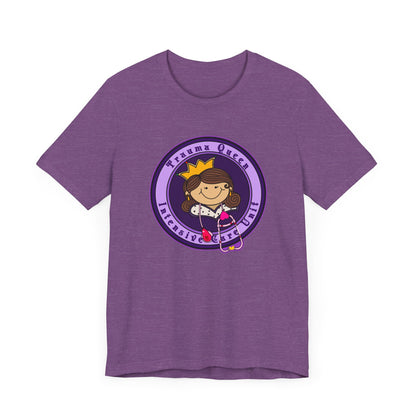 Trauma Queen, Intensive Care Unit T-Shirt, Funny ICU Nurse, ER, Critical Care, Medical Humor, RN Gift, Healthcare Worker Tee