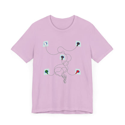 Smoke Over Fire, Clouds Over Grass T-Shirt Funny EKG Placement Guide, Cardiac Nurse, Paramedic, EMT, ECG, Medical Humor, Nurse Gift