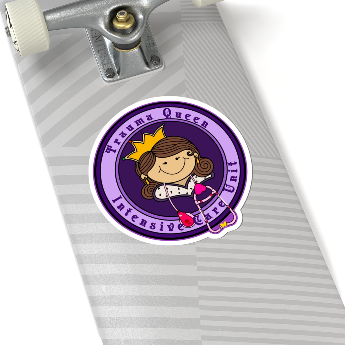 Trauma Queen TICU Nurse Sticker