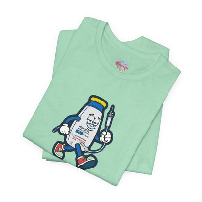 Propofol Pete - Funny Propofol Bottle Cartoon T-shirt for Nurses & Doctors