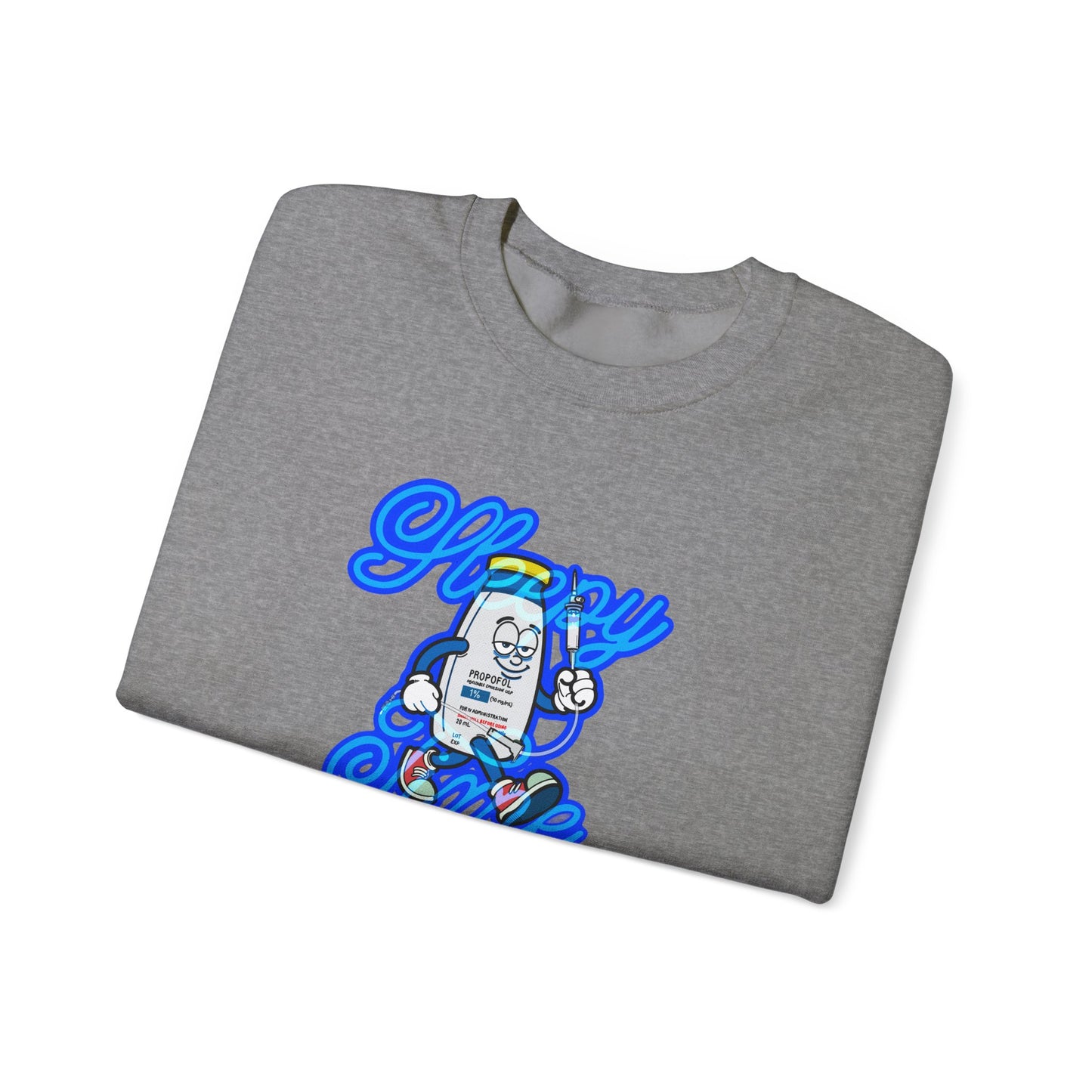 Sleepy Time Propofol Pete Sweatshirt - Anesthesiology, ICU, CRNA Apparel, Sedate in Style