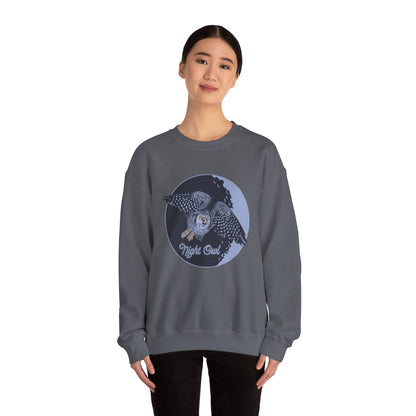 Night Owl Sweatshirt, Unisex Crewneck Sweater,  Gift for Night Owl Nurse, Nightshift worker