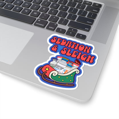 Sedation and Sleigh Sticker