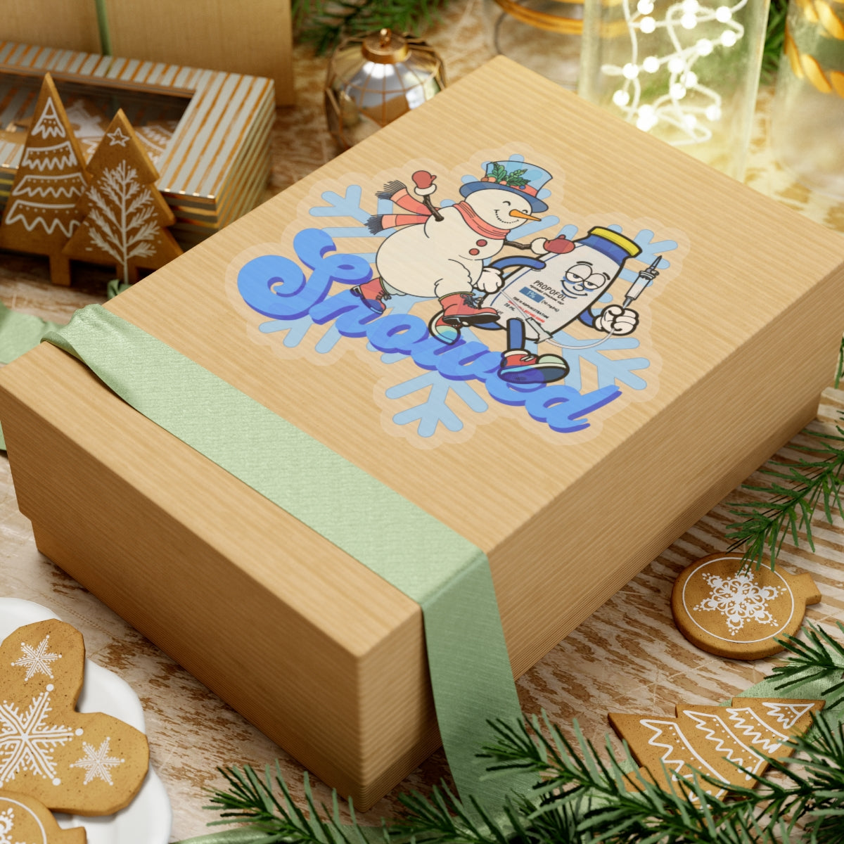 Snowed Sticker -Funny Propofol Sedation Nurse Design