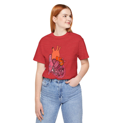 Anatomical Heart Label T-Shirt