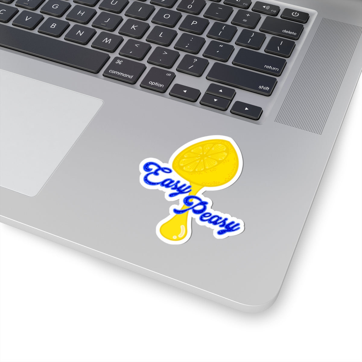 Easy Peasy Lemon Squeezy - Lemon Sticker - Fun & Motivational Citrus Art