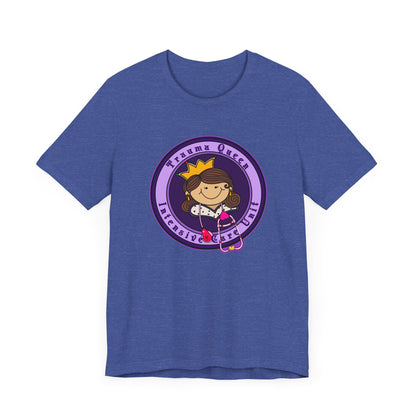 Trauma Queen, Intensive Care Unit T-Shirt, Funny ICU Nurse, ER, Critical Care, Medical Humor, RN Gift, Healthcare Worker Tee