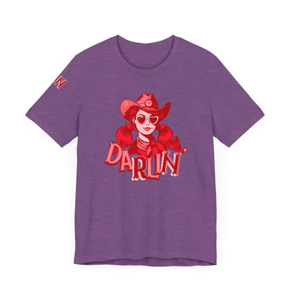 DaRliN Nurse T-Shirt, Cowgirl RN, Western Nurse, Cute Nursing Shirt, Heart Sunglasses, Funny RN Tee, Medical Plus Sign, ICU,  Med-Surg