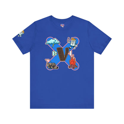 Smoke Over Fire, Clouds Over Grass EKG T-Shirt