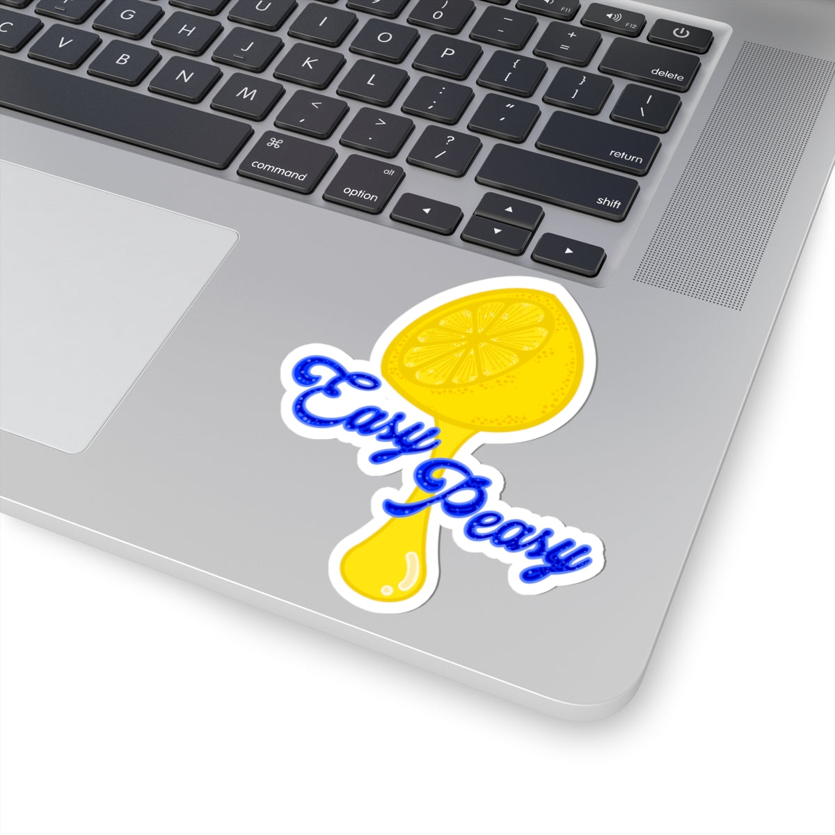 Easy Peasy Lemon Squeezy - Lemon Sticker - Fun & Motivational Citrus Art