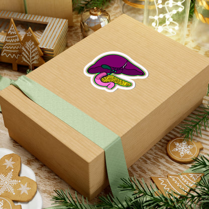 GI System Sticker, Liver, Pancreas, Gallbladder & Intestines