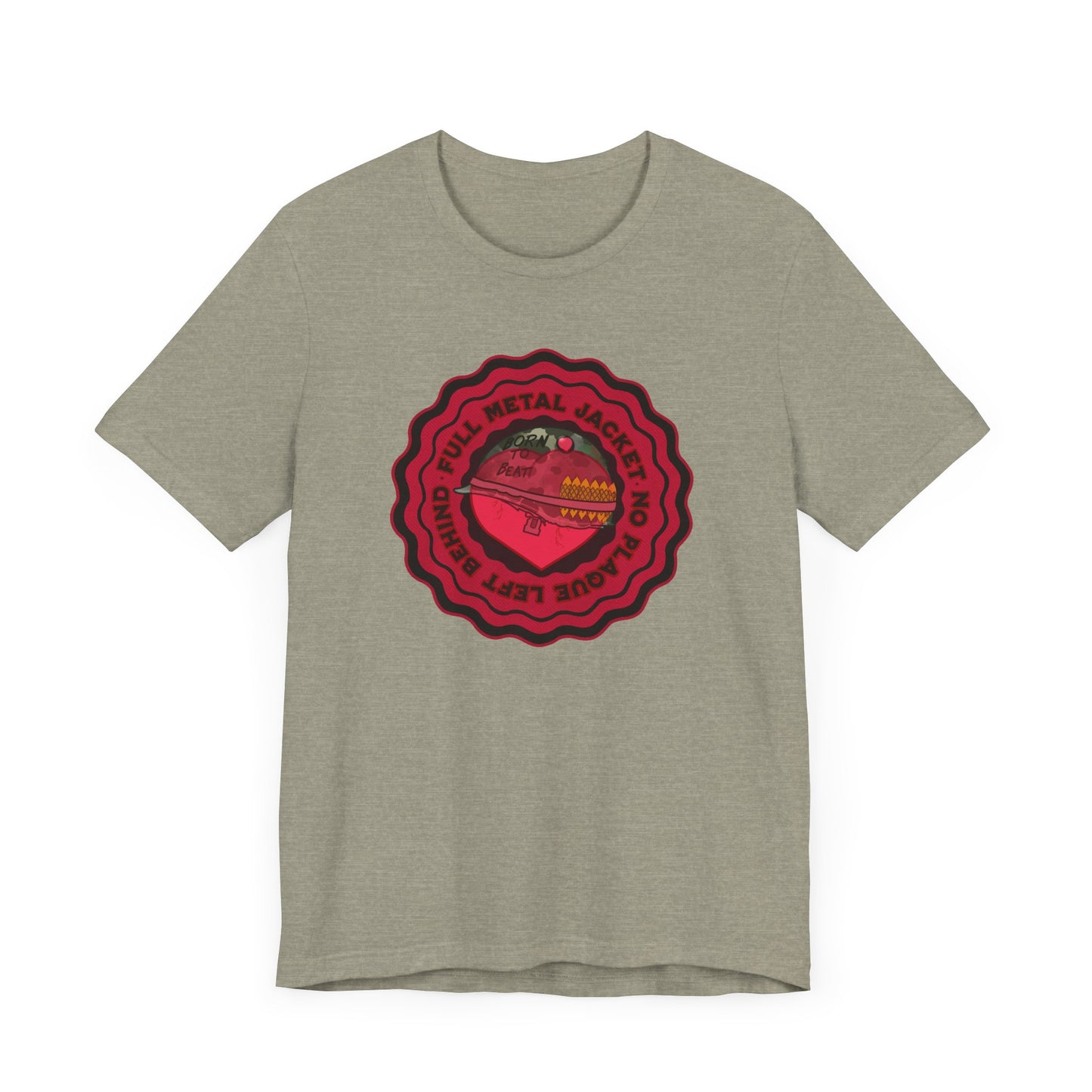 Full Metal Jacket , No Plaque Left Behind T-Shirt, Cardiology Humor, Cath Lab Nurse, Interventional Cardiology, Stent Placement Tee