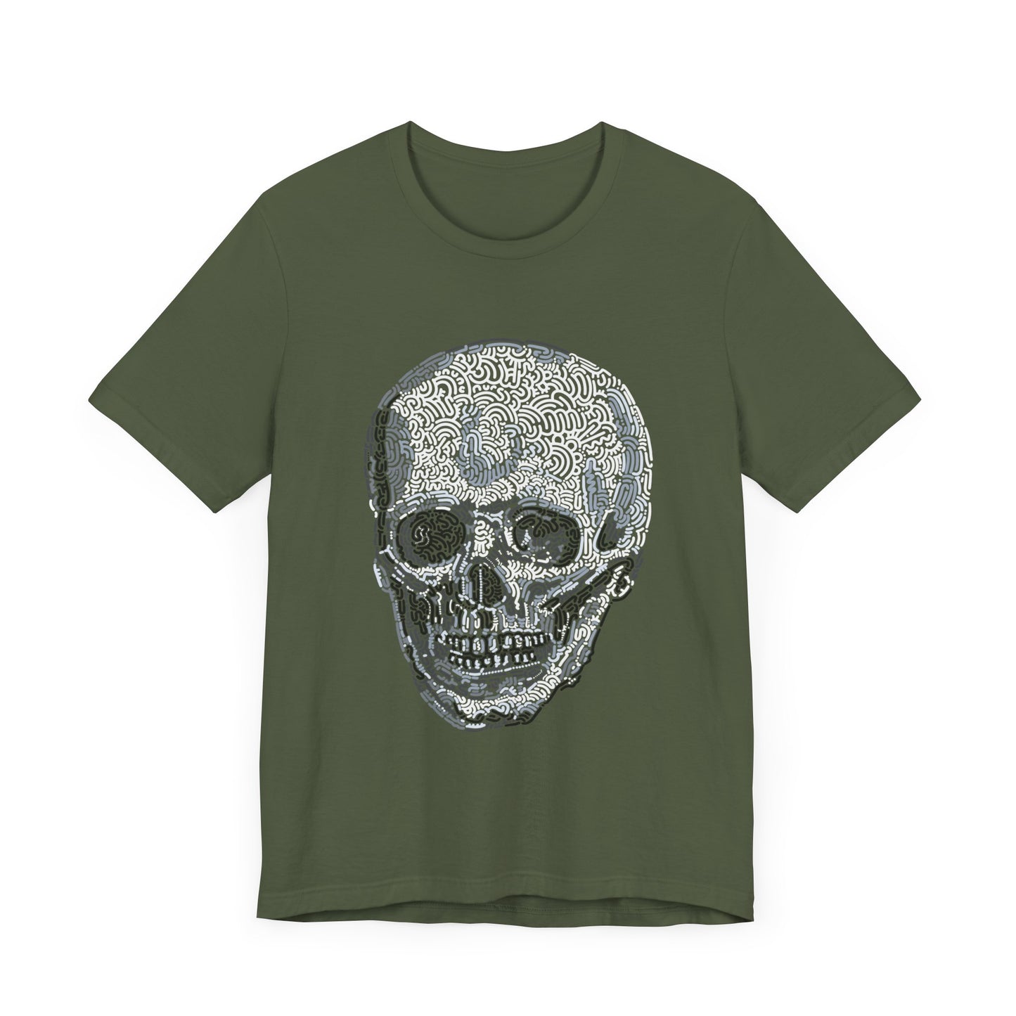 Skull T-Shirt - Bold Anatomical Skull Design for Edgy Style
