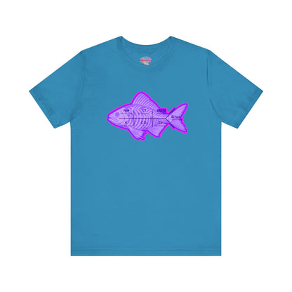 Fishbones T-Shirt , Medical Lab Values and Fish Skeleton Mashup, Funny Nursing  and Lab Tech Apparel, ICU & ER Gift