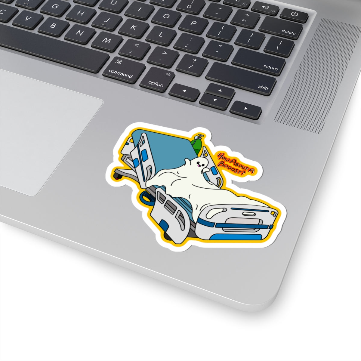 How About a Booost? - Halloween Nursing Ghost Sticker