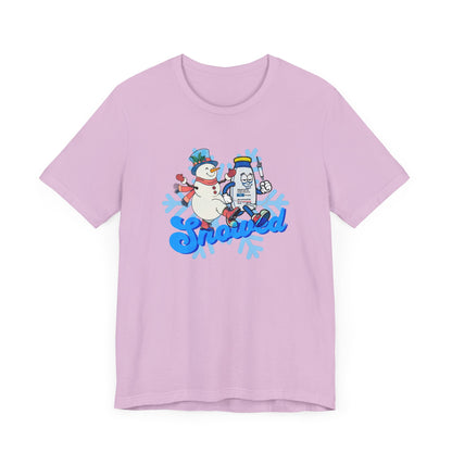 Snowed T-Shirt, Funny Propofol Nurse Shirt, ICU & Anesthesia Humor, Sedation Snowman, CRNA, Critical Care, Medical Gift, RN Tee