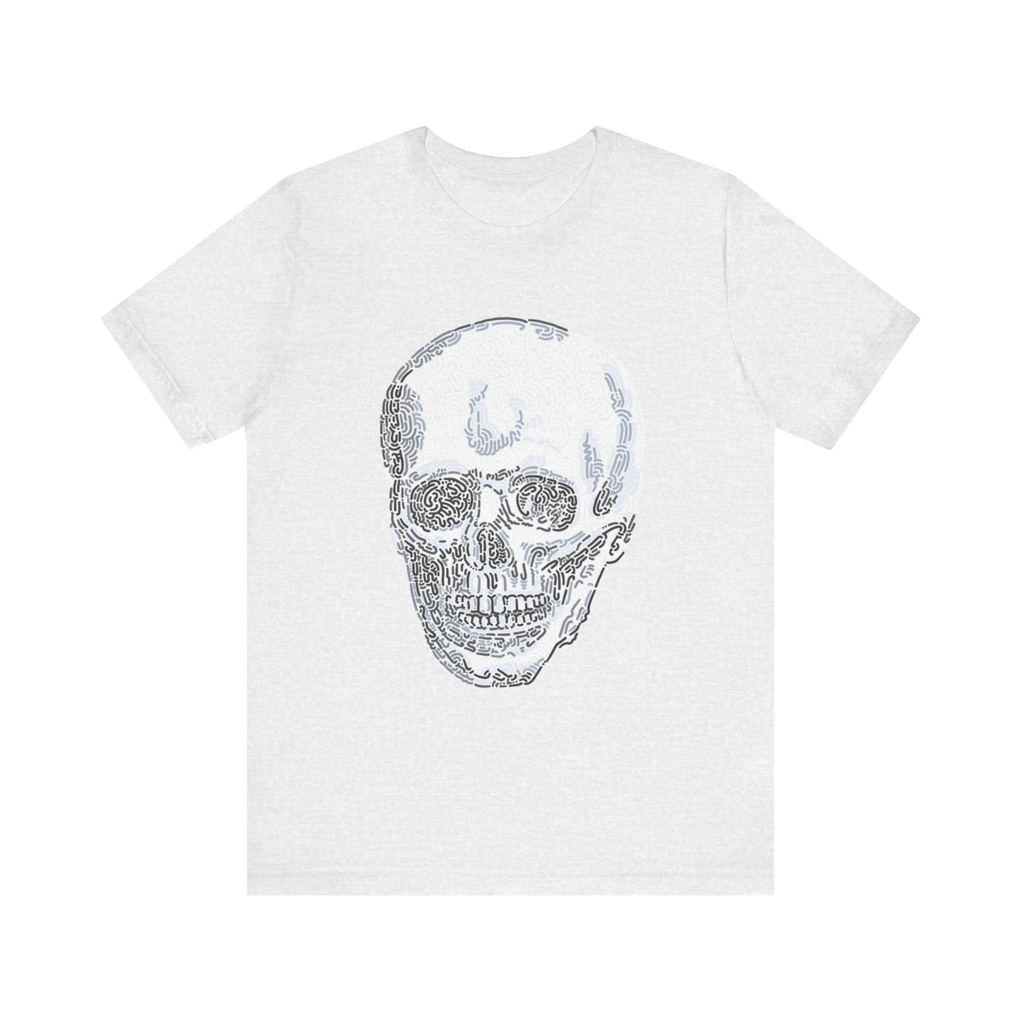 Skull T-Shirt - Bold Anatomical Skull Design for Edgy Style