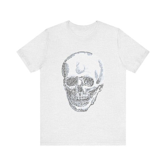 Skull T-Shirt - Bold Anatomical Skull Design for Edgy Style