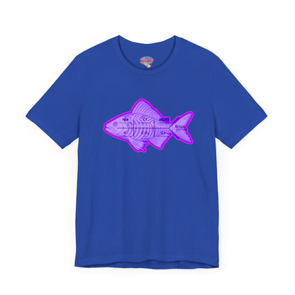 Fishbones T-Shirt , Medical Lab Values and Fish Skeleton Mashup, Funny Nursing  and Lab Tech Apparel, ICU & ER Gift