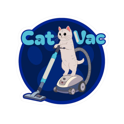 Cat Vac Sticker, Funny PureWick Sticker
