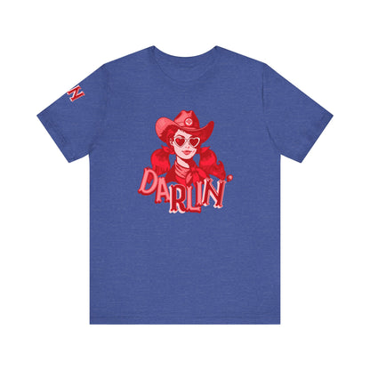 DaRliN Nurse T-Shirt, Cowgirl RN, Western Nurse, Cute Nursing Shirt, Heart Sunglasses, Funny RN Tee, Medical Plus Sign, ICU,  Med-Surg