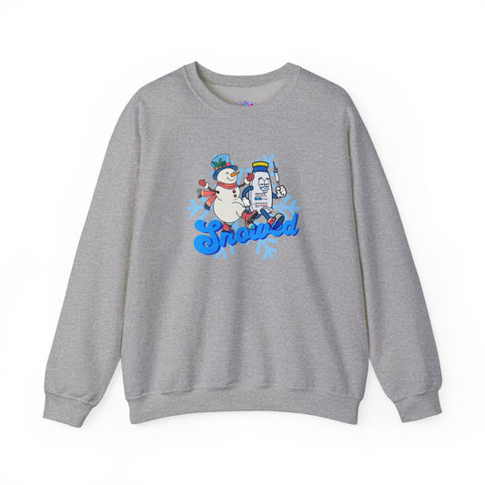 Snowed Sweatshirt, Funny Propofol Nurse Shirt, ICU & Anesthesia Humor, Sedation Snowman, Critical Care, Medical Gift, RN Sweatshirt