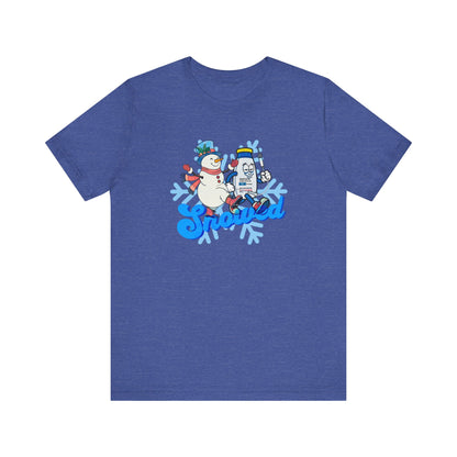 Snowed T-Shirt, Funny Propofol Nurse Shirt, ICU & Anesthesia Humor, Sedation Snowman, CRNA, Critical Care, Medical Gift, RN Tee